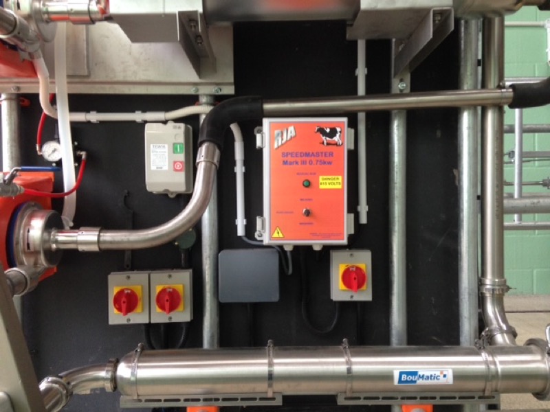 Milk pump controls